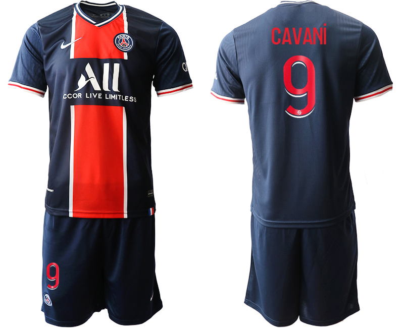 Men 2020-2021 club Paris St German home #9 blue Soccer Jerseys1->paris st german jersey->Soccer Club Jersey